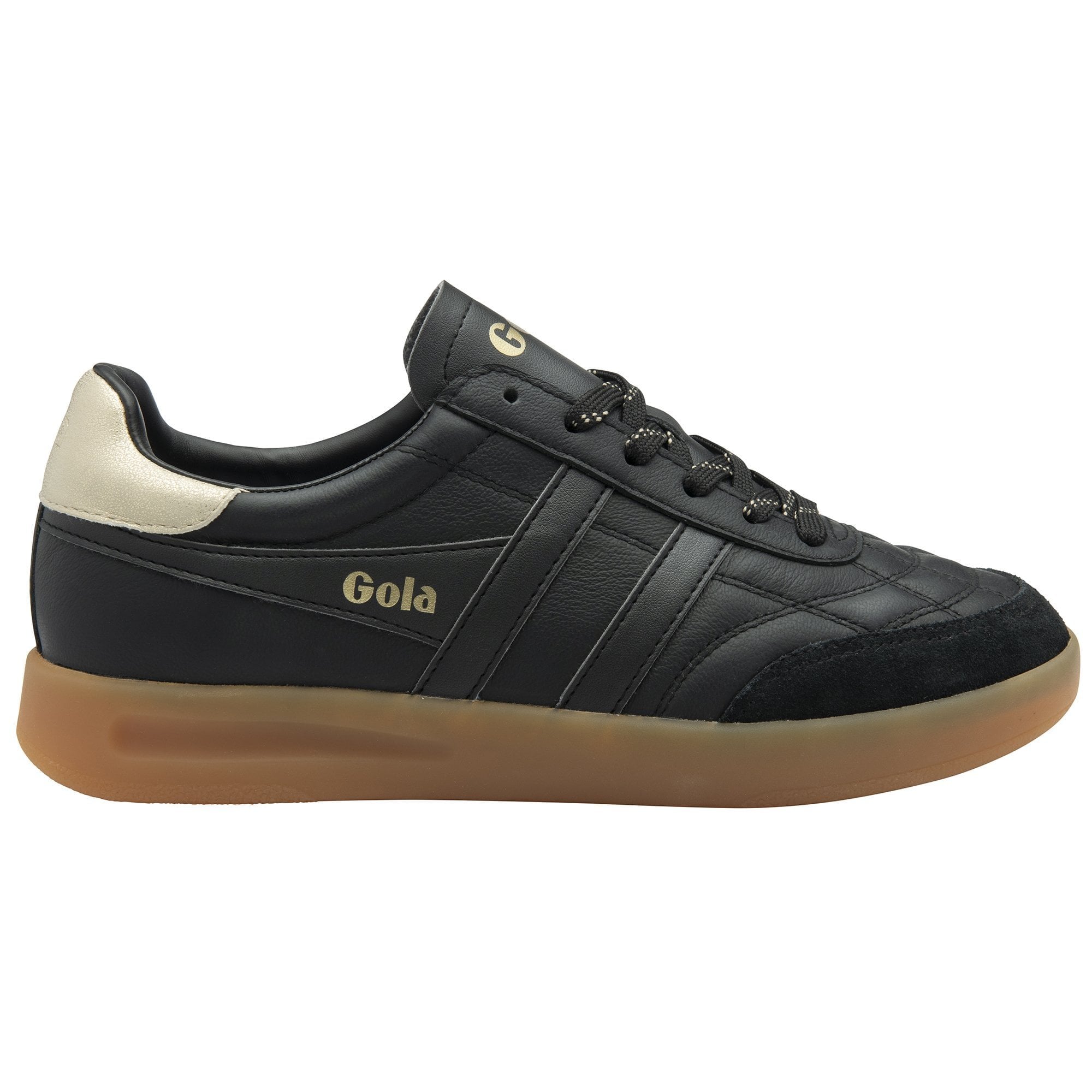 Sapatilhas de Couro Stadia Femininas Gola Classics